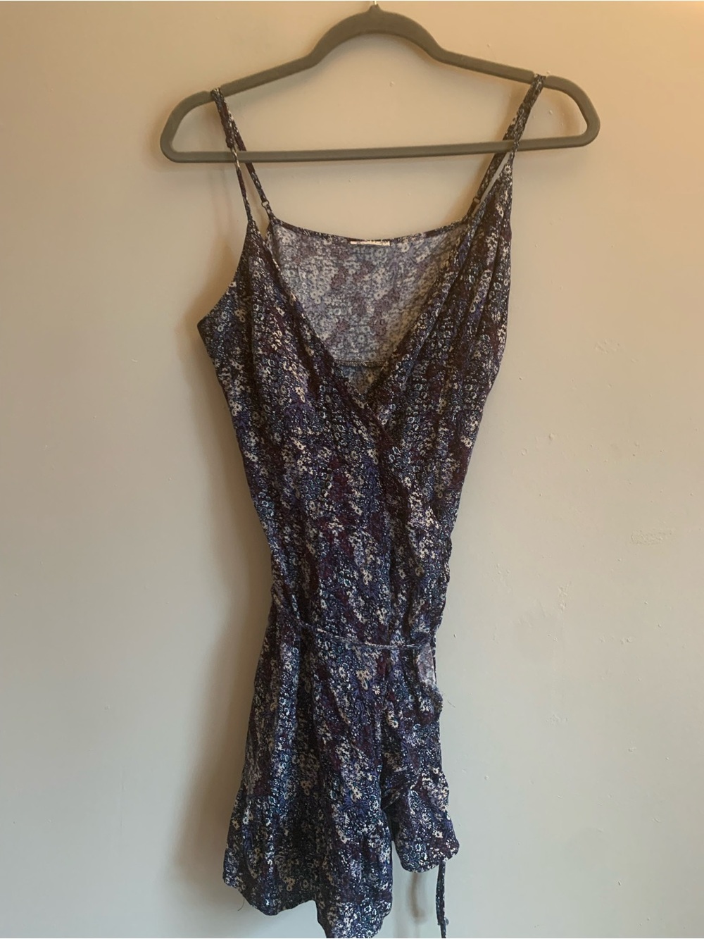 Free People Intimately Wrap Floral Dress Mini Summer Boho Bohemian Small